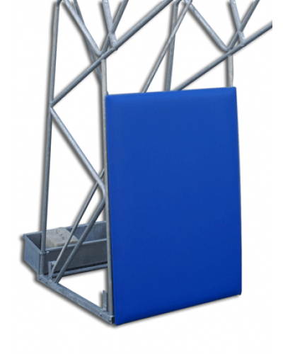 Пара захисних матів для олімпійських баскетбольних стійок, дерев’яна панель з ПВХ обшивкою S04028