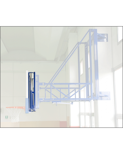 Пара механічних пристроїв для регулювання висоти щитів і кілець на настінних та стельових конструкціях S04074