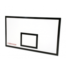 Баскетбольний щит деревностружковий для вулиці 1800×1050×10 мм, білий із розміткою S04204