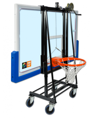 Лакований сталевий візок для транспортування та встановлення щита на переносні конструкції S04221