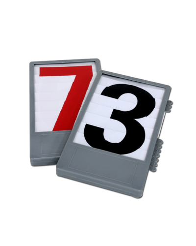 Змінна цифрова панель для ручного табло, червоний/чорний S04284