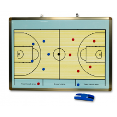 Магнітна тактична дошка для баскетболу, 85×60 см S04286