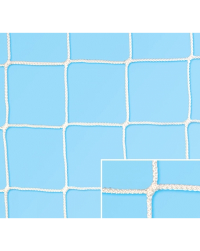 Пара сіток для стандартних футбольних воріт, поліпропілен, діаметр 6 мм, безвузлова, глибина 100/200 см S04356
