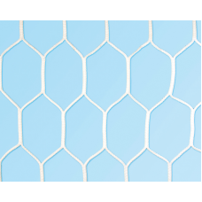 Пара сіток для стандартних футбольних воріт, нейлон, діаметр 6 мм, шестикутна, глибина 100/200 см S04358