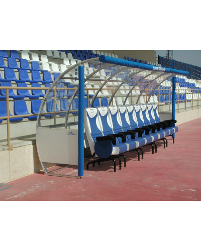 Командна альтанка алюмінієва з полікарбонатом 3 місця S04440