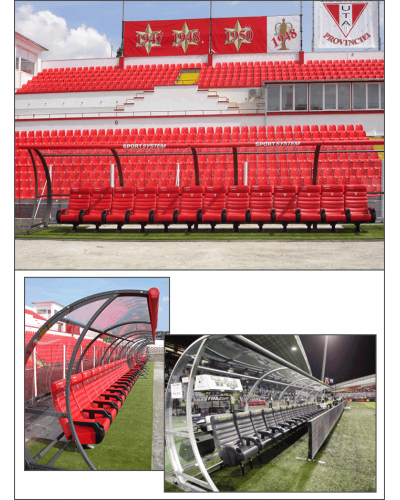 Командна альтанка сталева гальванізована інноваційна 3 місця S04442