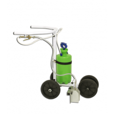 Візок для розмітки поля, лакована сталь, пластиковий бак, ручний насос, регулятор лінії S04572