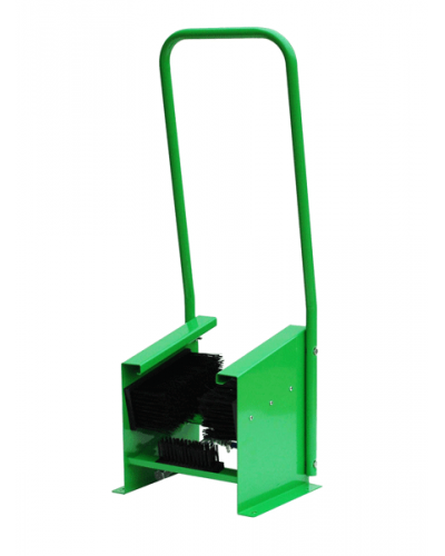 Тотем для миття взуття, ручна конструкція, 2+2 щітки, 4 форсунки, кріплення до ґрунту S04584