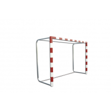 Пара гандбольних воріт 300×200 см, портативна, лаковане дерево, тримачі сітки, аксесуари для ґрунту S04660