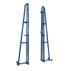 Портативна мобільна волейбольна система, посилена модель, 2 стійки, колеса, регульована висота S04712