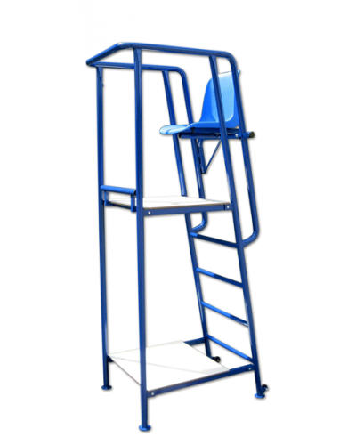 Професійна платформа для арбітра, регульована висота 100–150 см, сталь, HPL, колеса S04804