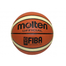 Жіночий баскетбольний м’яч Molten штучна шкіра, FIBA, розмір 6 S05410