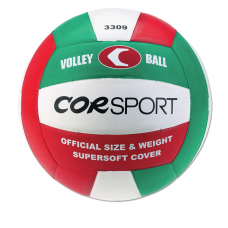 Волейбольний м’яч гумовий/нейлон, двокольоровий, розмір 5 S05556