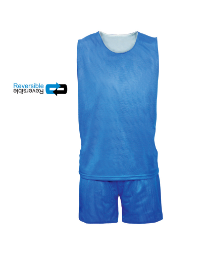 Форма баскетбольна двостороння (чоловіча/жіноча, майка+штани) S05722