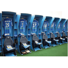 Модуль роздягальні VIP, HPL, кабіна з кріслом S07276