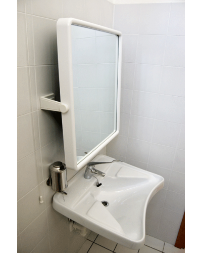 Дзеркало настінне 50 см пластикова рамка S07452