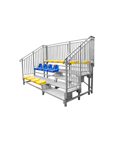 Бокові поручні оцинковані для трибуни S07660