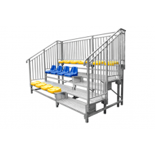 Задні поручні оцинковані для трибуни S07662