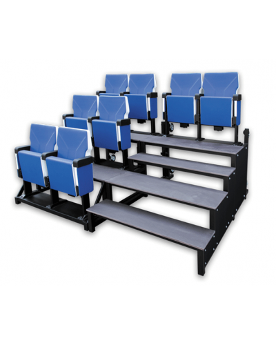 VIP модульна портативна трибуна зі сталевою конструкцією Master Mini 28 S07666/B