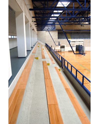 Вогнестійке покриття сходинок трибуни дерев’яне ціна за метр S07684