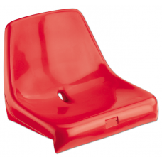 Поліпропіленове сидіння зі спинкою вогнестійке для бетонних сходинок S07692