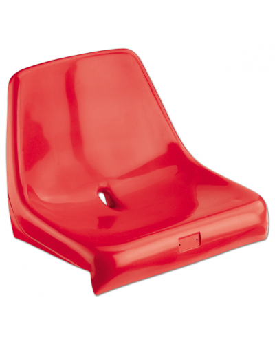 Поліпропіленове сидіння зі спинкою вогнестійке для бетонних сходинок S07692