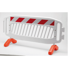 Пластиковий бар’єр 215×90 см з поворотними ніжками S07710