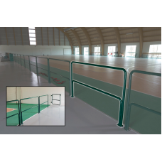 Розділювальний бар’єр для залу сталевий 200×100 см S07712