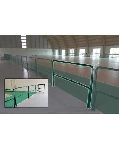 Розділювальний бар’єр для залу сталевий 200×100 см S07712