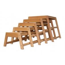 Набір дерев’яних гімнастичних табуретів, 5 шт S01142