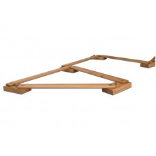 Модульна балансувальна доріжка дерев’яна, 5 блоків S01148