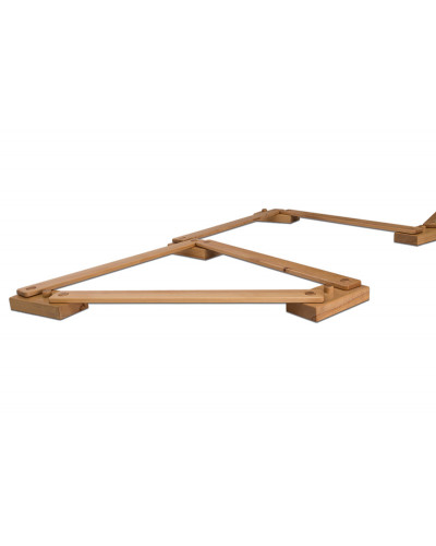 Модульна балансувальна доріжка дерев’яна, 5 блоків S01148