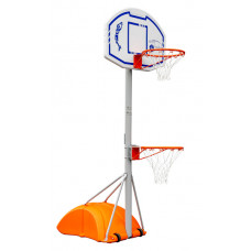 Портативна баскетбольна стійка Baskin з поліпропіленовим щитом і фіксованим кільцем S04007