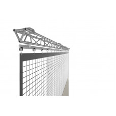 Комбінована штора ПВХ 270 см + сітка ручна S07613