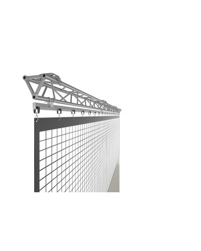 Комбінована штора ПВХ 270 см + сітка ручна S07613