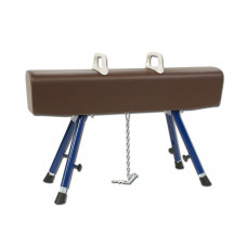 Кінь гімнастичний з ручками, натуральна шкіра S00106