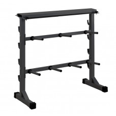 Стійка комбінована для гантелей, дисків і грифів S01690