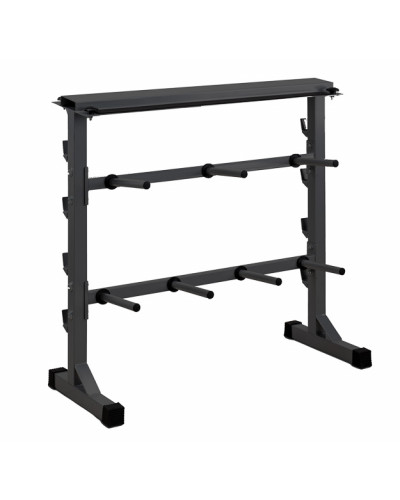 Стійка комбінована для гантелей, дисків і грифів S01690