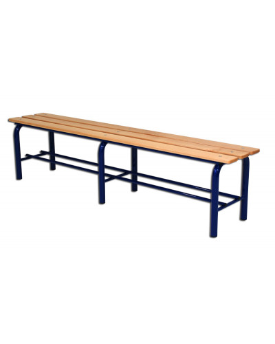 Лавка для роздягальні 2 м, сталь/дерево S07303