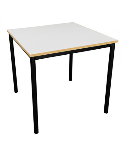 Стіл для роздягальні сталевий 80×80×76 см S07412