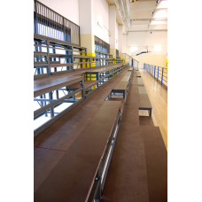 Фіксована трибуна для залу сталева S07652