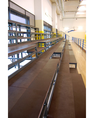 Фіксована трибуна для залу сталева S07652