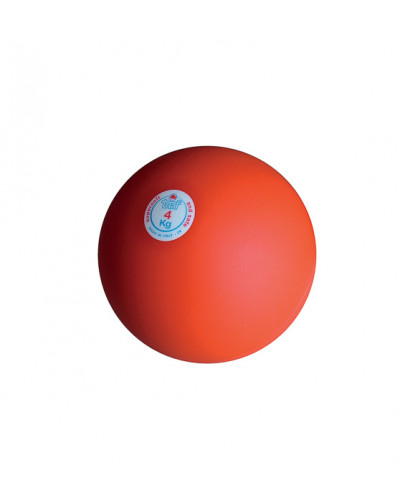 Тренувальний гумовий м’яч для метання, 4 кг. S02466