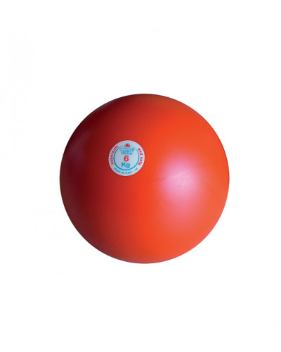 Тренувальний гумовий м’яч для метання, 6 кг. S02470