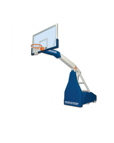 Переносна конструкція Easyplay Training, винос 225 см, динамічно врівноважена, скляні щити, сертифікат FIBA S04113