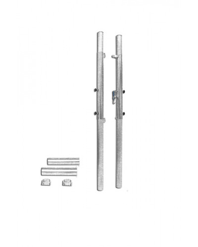 Гальванізована волейбольна система, 2 стійки з фундаментами, регульована висота, натяжний пристрій S04721