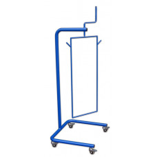 Лакований сталевий візок для волейбольних стійок до 6 штук, сіток та аксесуарів, мобільний S04766