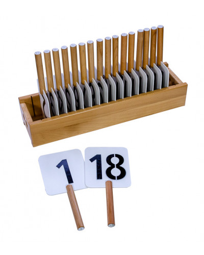 Набір дерев’яних табличок для замін 18 штук S04816