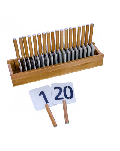 Набір дерев’яних табличок для замін 20 штук S04817