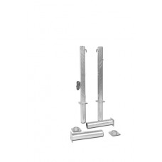 Тенісні стійки із фундаментами, оцинкована сталь, пара S04858